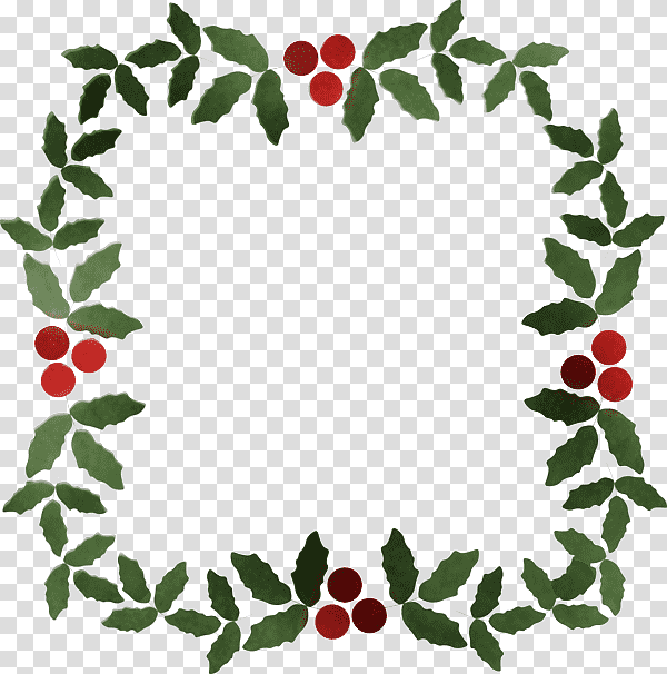 Christmas decoration, Holly, Aquifoliales, Christmas Day, Twig, Leaf, Tree transparent background PNG clipart