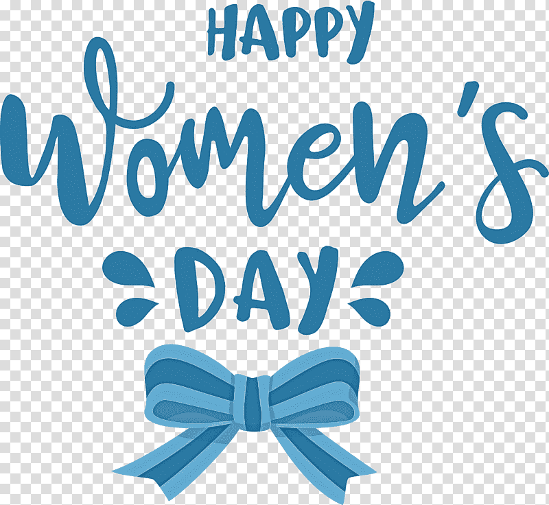 Happy Women’s Day Womens Day, Logo, Electric Blue M, Meter, Line, Happiness, Microsoft Azure transparent background PNG clipart