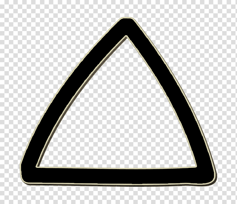 Triangular icon Hand Drawn icon arrows icon, Penrose Triangle, Drawing, transparent background PNG clipart