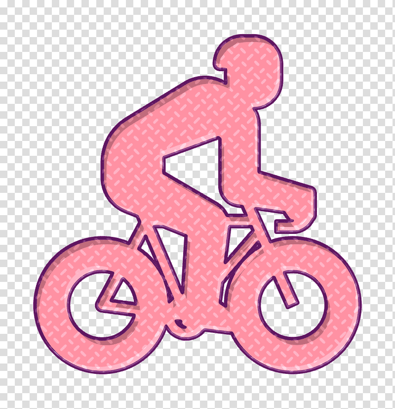 Bike icon Cycling icon Bicycle icon, Sports Equipment, Cartoon, Meter, Headgear, Symbol, Line transparent background PNG clipart