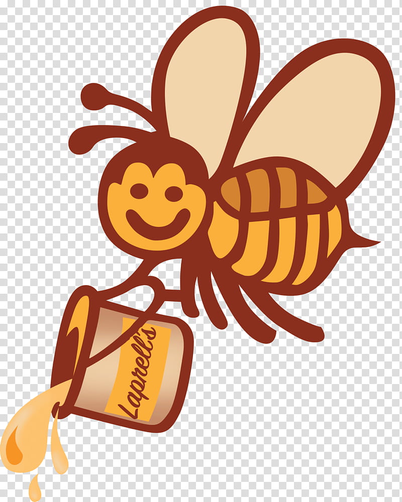 cartoon honeybee membrane-winged insect bee pollinator, Cartoon, Membranewinged Insect, Pest transparent background PNG clipart