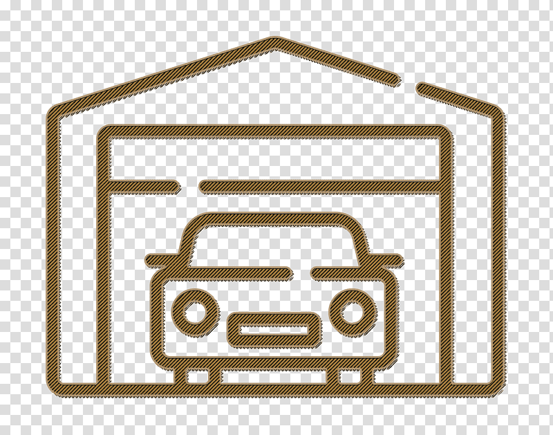 Vehicles and Transport icon Car icon Garage icon, Building, Real Estate, House transparent background PNG clipart