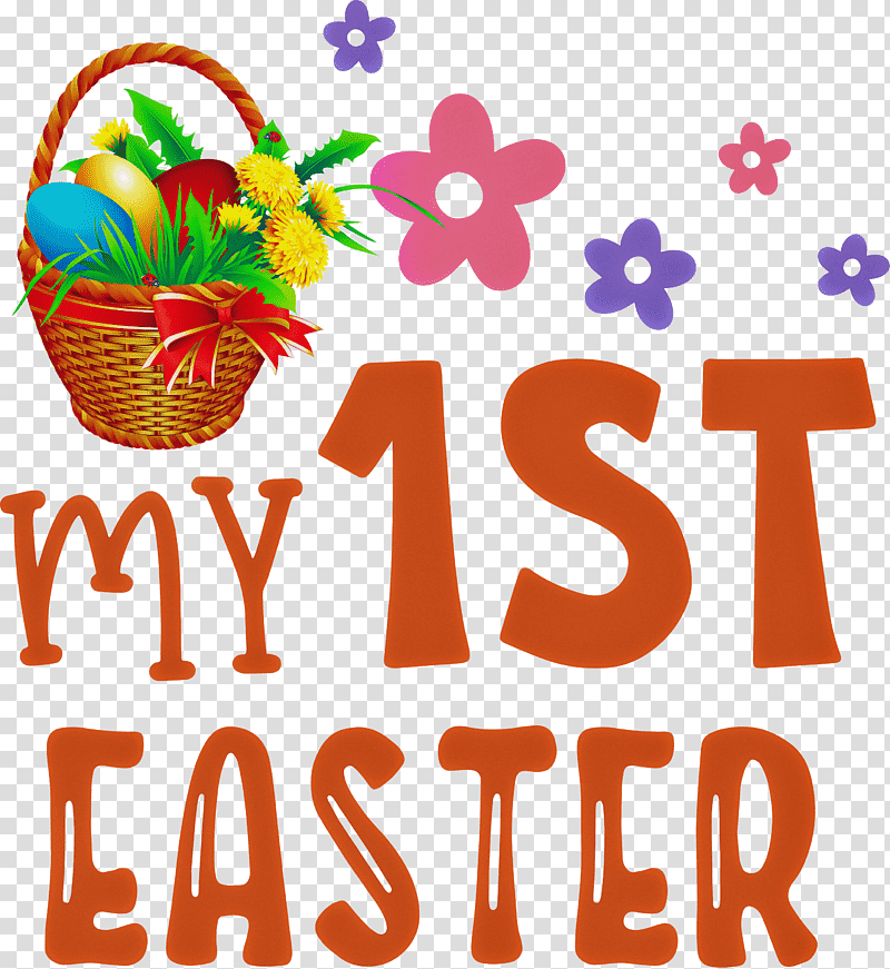 My 1st Easter easter baskets easter day, Logo, Line, Meter, Flower, Party, Geometry transparent background PNG clipart