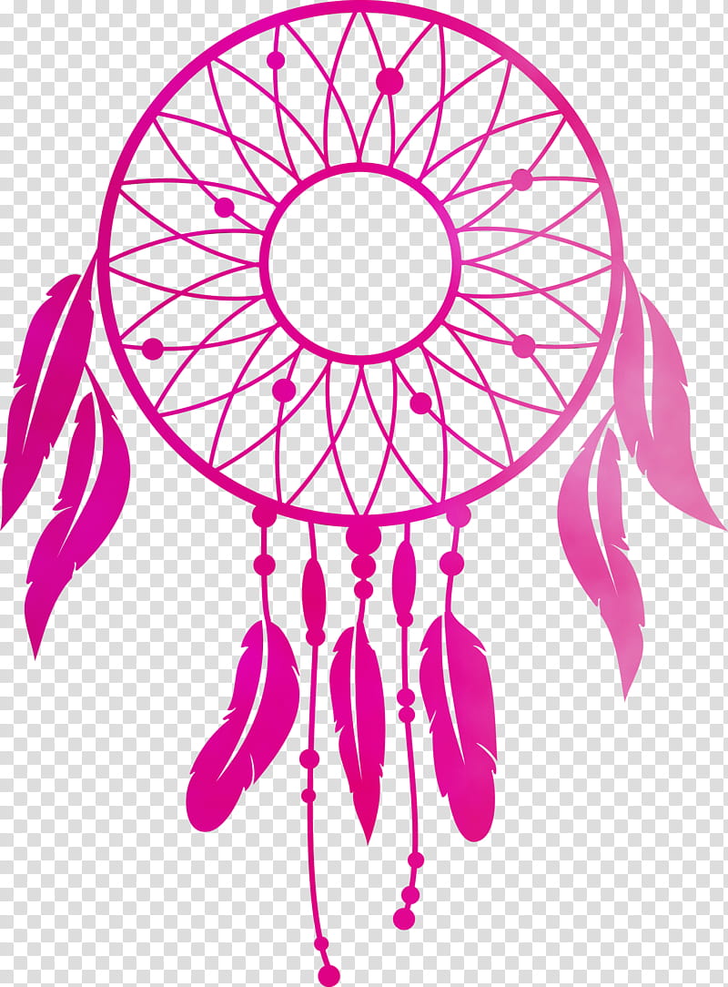 coloring book pink m circle pattern point, Dream Catcher, Watercolor, Paint, Wet Ink, Meter, United States Central Command transparent background PNG clipart