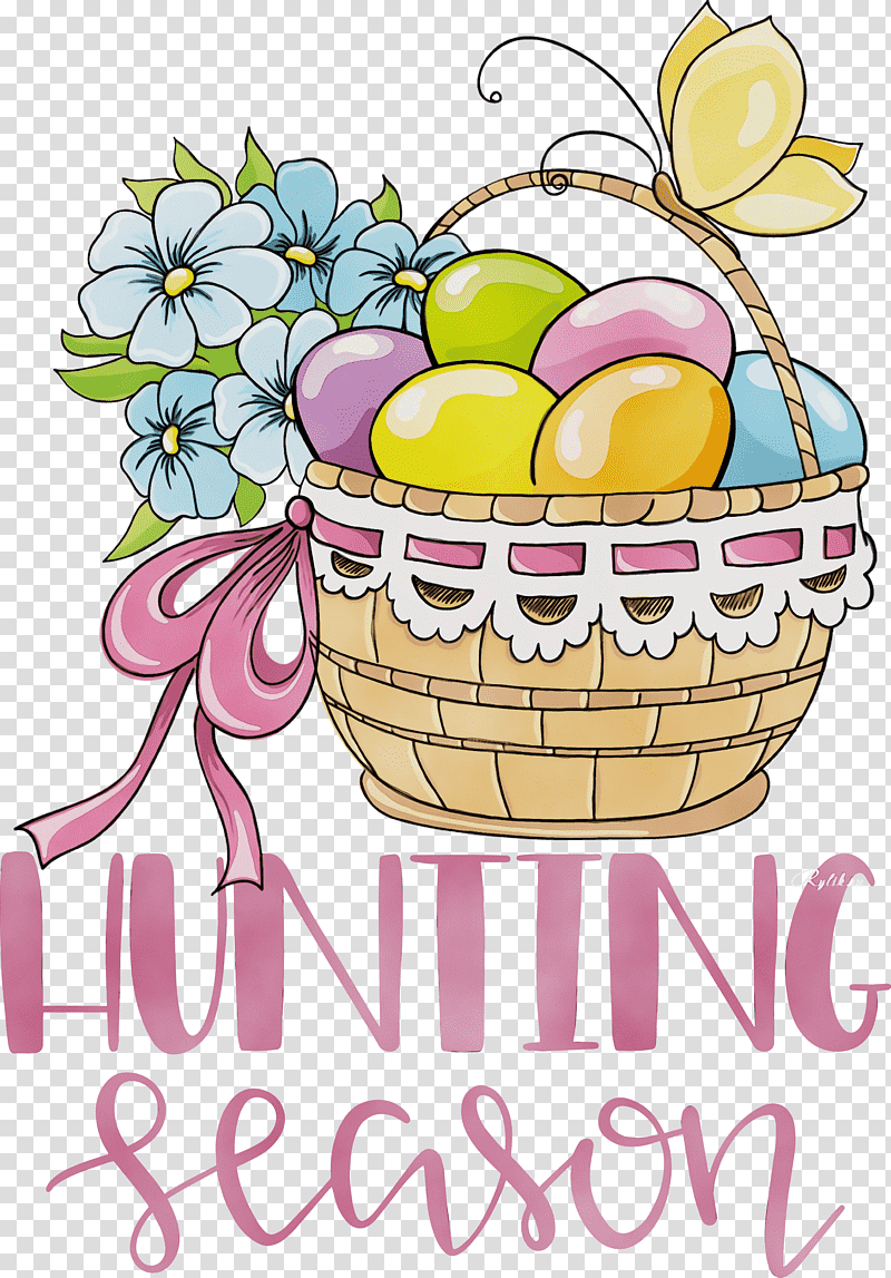 basket picnic basket drawing cartoon easter basket, Hunting Season, Easter Day, Happy Easter, Watercolor, Paint, Wet Ink transparent background PNG clipart