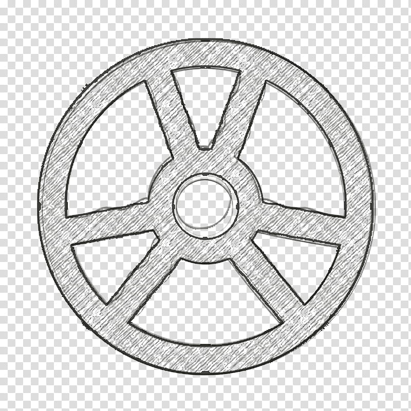 Physics and Chemistry icon Nuclear icon, Alloy Wheel, Spoke, Circle, Rim, Angle, Symbol, Clutch transparent background PNG clipart