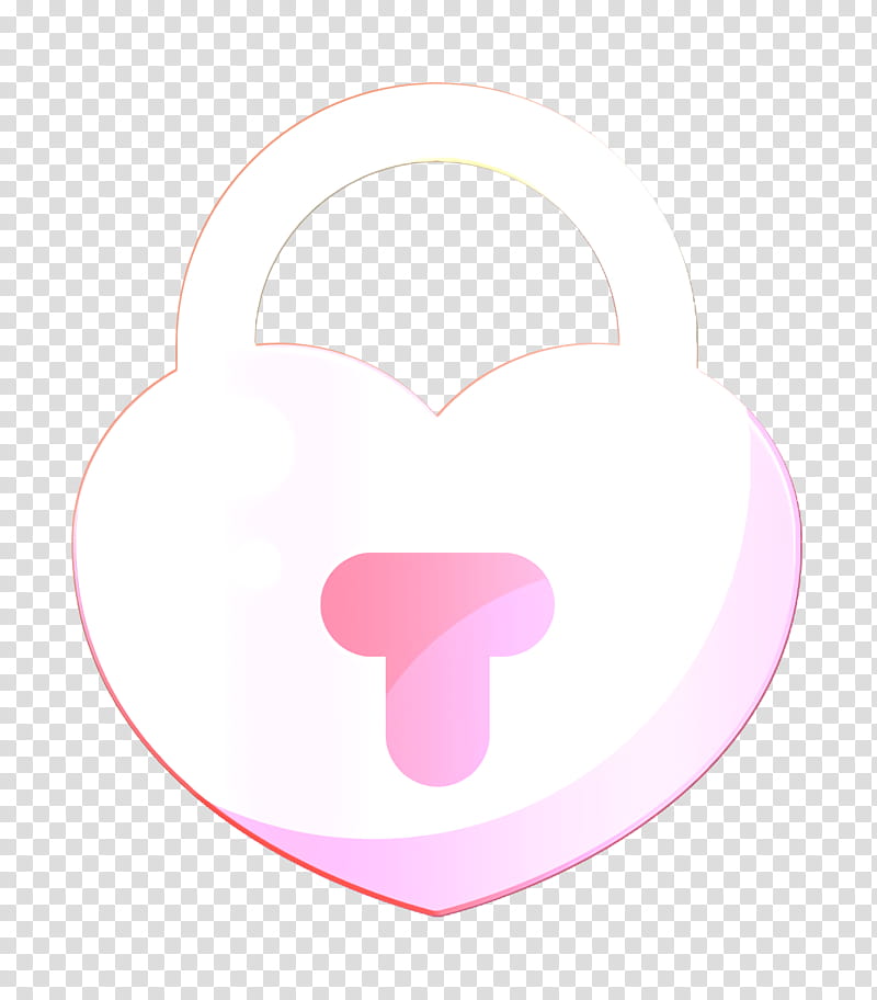 Lock icon Love icon, Pink, Heart, Material Property, Magenta, Symbol transparent background PNG clipart