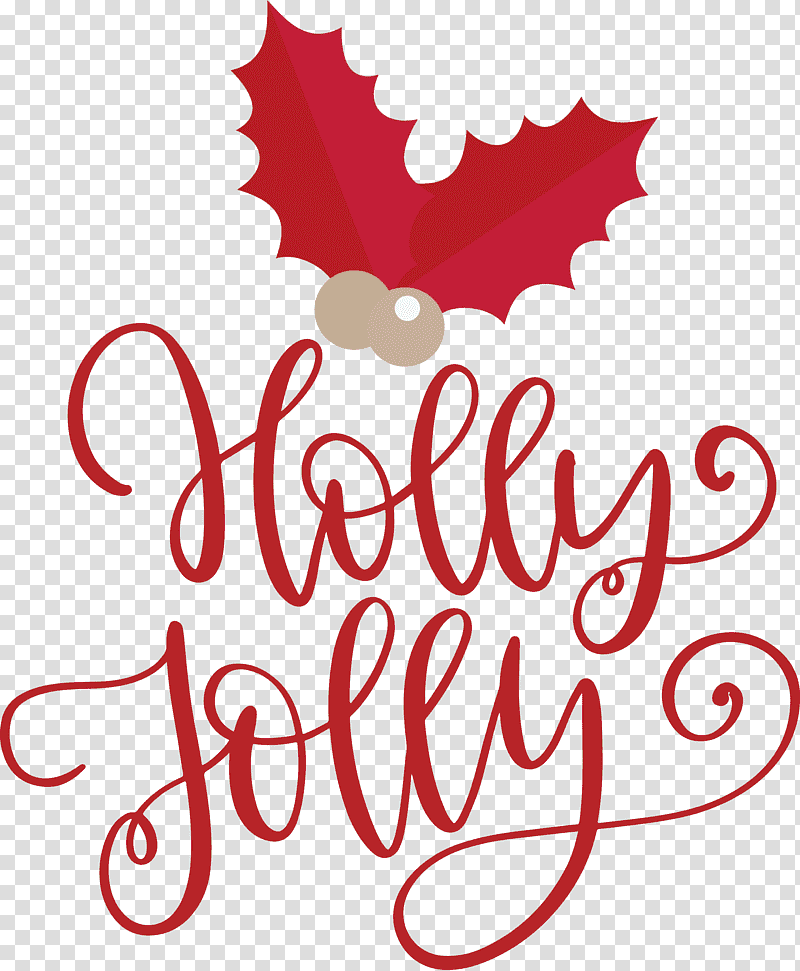 Holly Jolly Christmas, Christmas , Petal, Logo, Leaf, Meter, Line transparent background PNG clipart