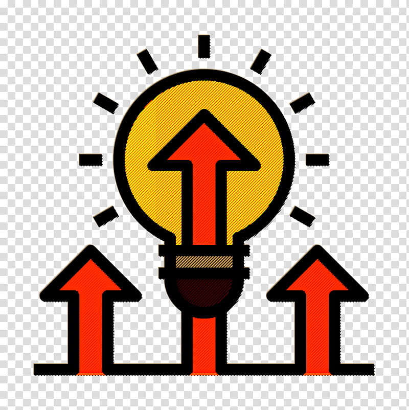 Idea icon Lightbulb icon Startup icon, Line, Sign, Symbol transparent background PNG clipart