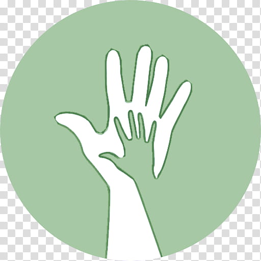 High five, Green, Hand, Finger, Gesture, Glove, Arm, Sign Language transparent background PNG clipart