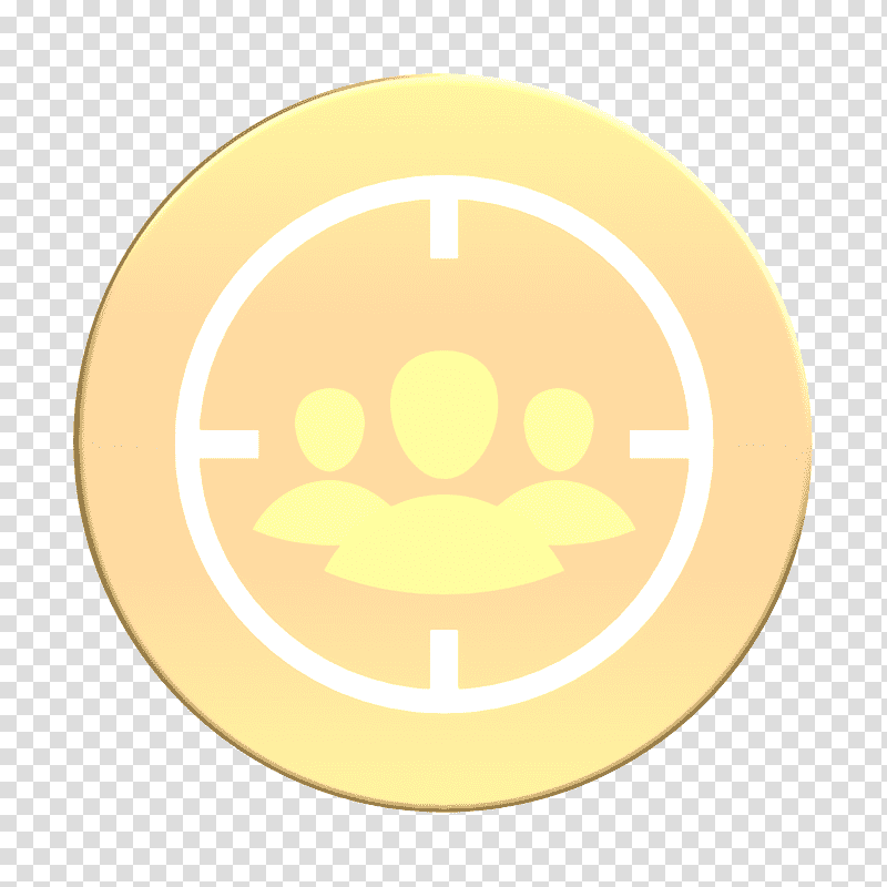 Target icon Seo and Marketing icon, Family, Symbol, Yellow, Early Childhood Intervention, Meter, Circle transparent background PNG clipart