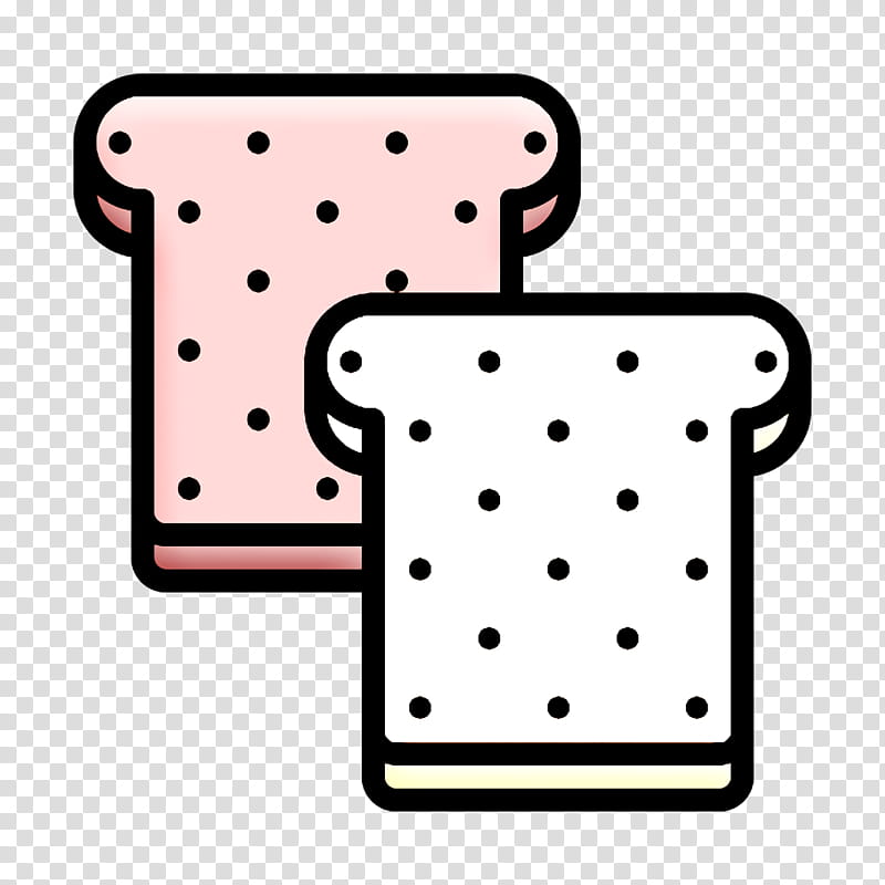 Toast icon Bakery icon, Line transparent background PNG clipart