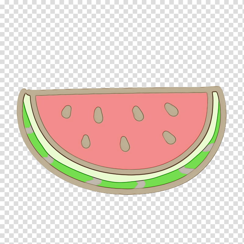 watermelon m watermelon m green pattern oval, Cartoon Fruit, Kawaii Fruit, Watercolor, Paint, Wet Ink transparent background PNG clipart