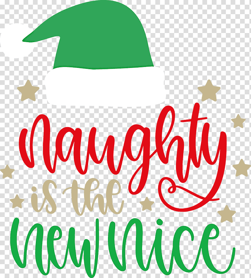 Naughty Is The New Nice Naughty Christmas, Christmas , Logo, Leaf, Green, Meter, Christmas Day transparent background PNG clipart