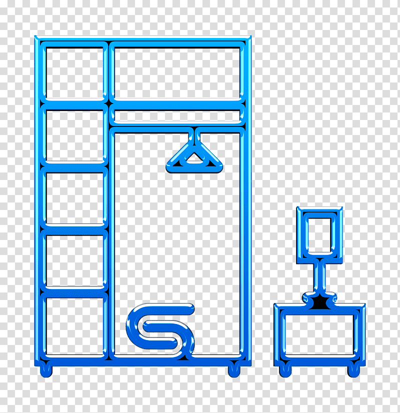 Household Set icon Wardrobe icon Locker icon, Furniture, Line, Meter, Mathematics, Geometry transparent background PNG clipart
