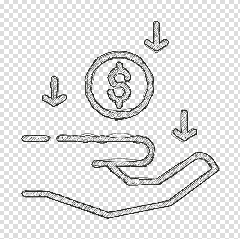 Income icon Pay icon Investment icon, Line Art, Black And White
, Symbol, Shoe, Chemical Symbol, Meter transparent background PNG clipart