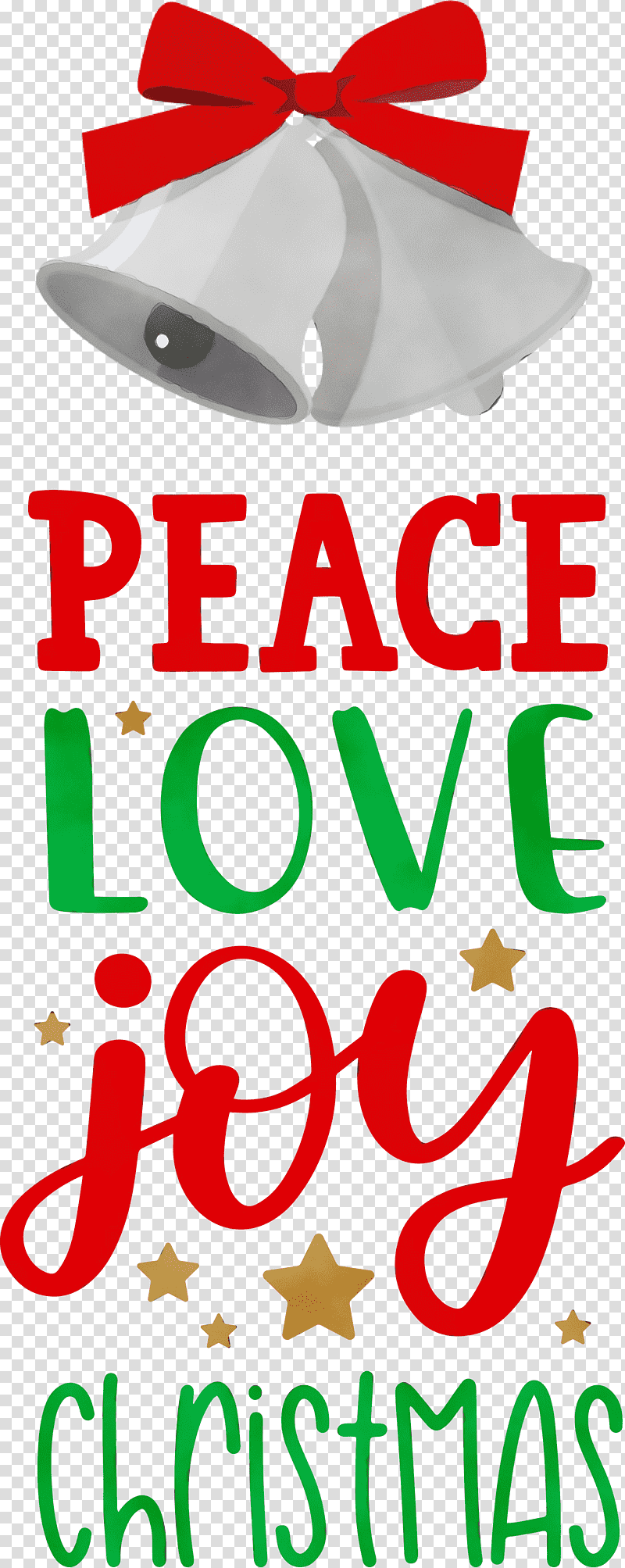 Christmas tree, Peace, Love, Joy, Christmas , Watercolor, Paint transparent background PNG clipart