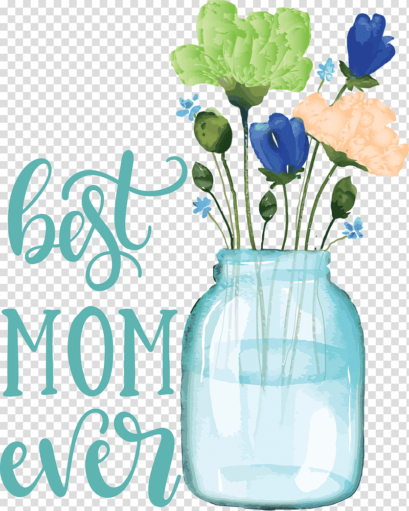 Mothers Day best mom ever Mothers Day Quote, Floral Design, Cut Flowers, Vase, Rose, Petal, Blue Rose transparent background PNG clipart