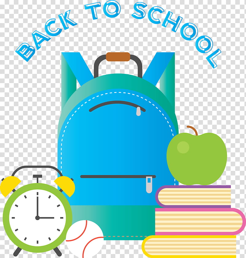 Back to School, Cartoon, Text, Green, Line, Area transparent background PNG clipart