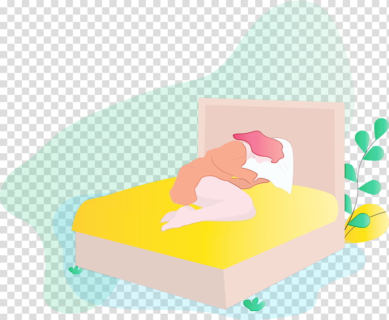 furniture infant bed, World Sleep Day, Girl, Watercolor, Paint, Wet Ink transparent background PNG clipart