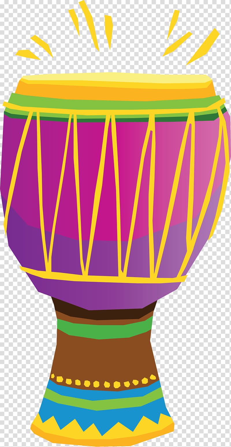 Carnaval Carnival Brazilian Carnival, Hand Drum, Tomtom Drum, Yellow, Flowerpot, Line, Meter transparent background PNG clipart