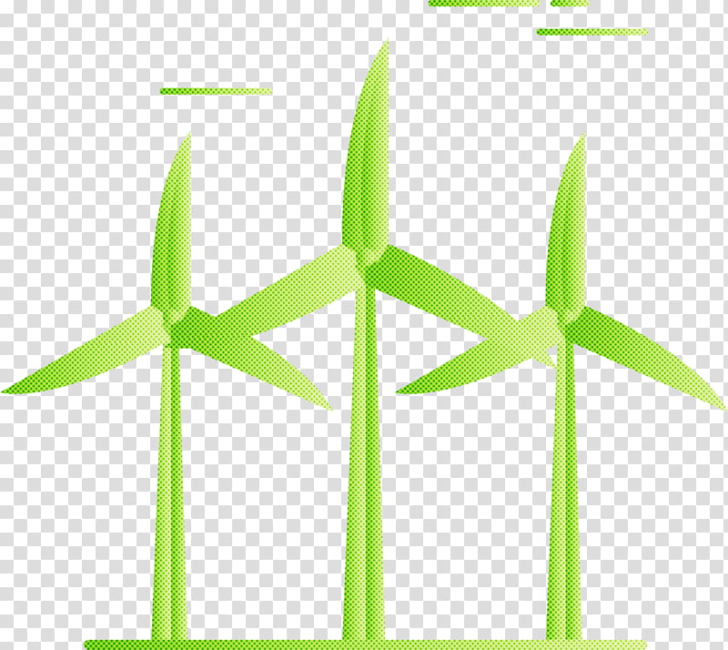 ecology, Green, Grass Family, Leaf, Line, Plant, Wind Turbine, Plant Stem transparent background PNG clipart