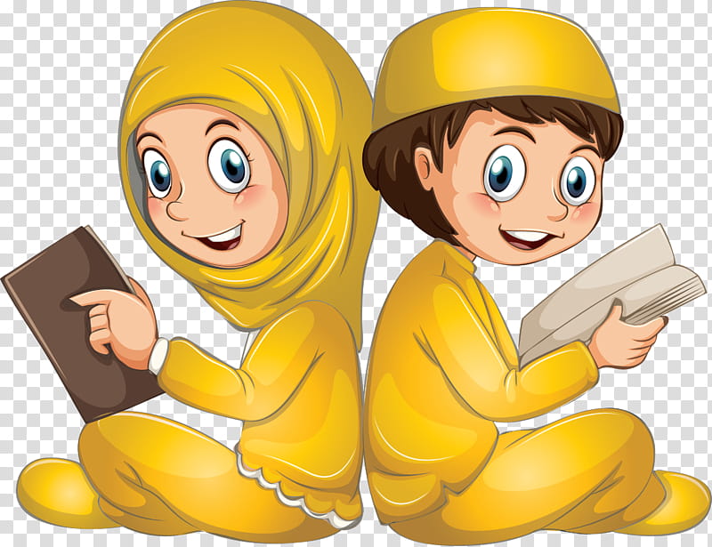 Muslim People, Cartoon, Yellow, Job, Animation, Thumb, Sharing transparent background PNG clipart