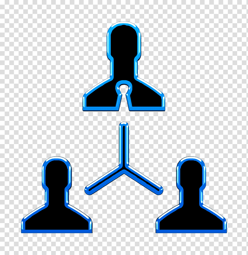 people icon Networking icon Human Silhouette icon, Boss Icon, Organization, Management, Organizational Structure, Hierarchical Organization, Human Resource Management transparent background PNG clipart