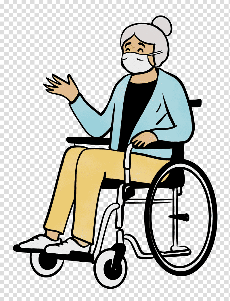 psychology wheelchair sitting chair depression, Woman, Medical Mask, Watercolor, Paint, Wet Ink, Clinical Depression transparent background PNG clipart