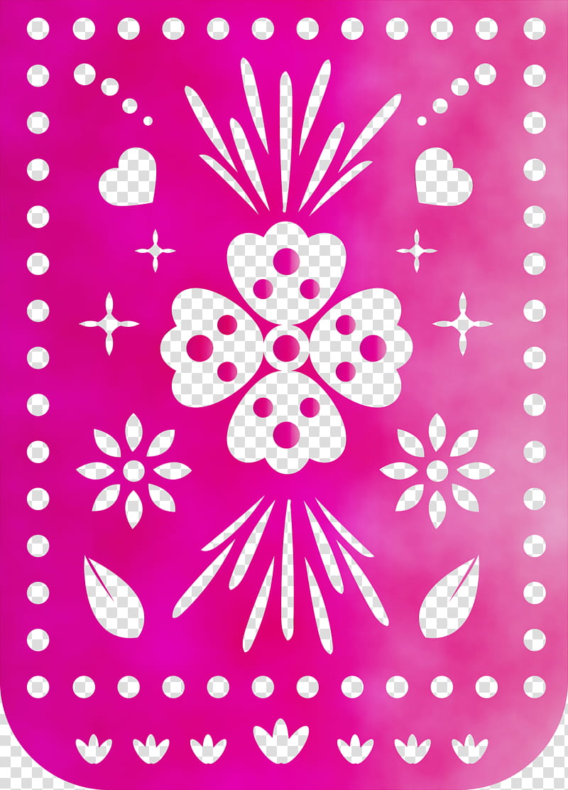 visual arts petal pink m line pattern, Mexican Bunting, Watercolor, Paint, Wet Ink, Point, Area, Meter transparent background PNG clipart