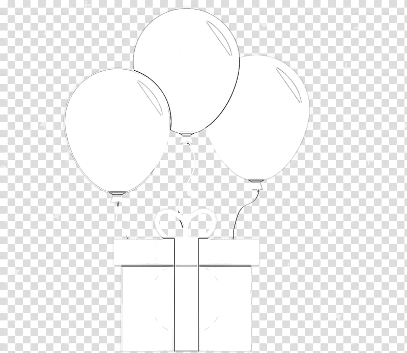 birthday present gift, Birthday
, Balloon, White transparent background PNG clipart