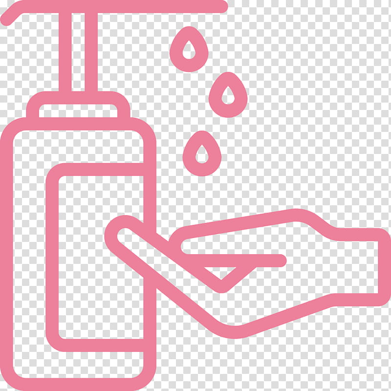Sanitiser Handwash Coronavirus, COVID, Pink M, Line, Meter, Number transparent background PNG clipart