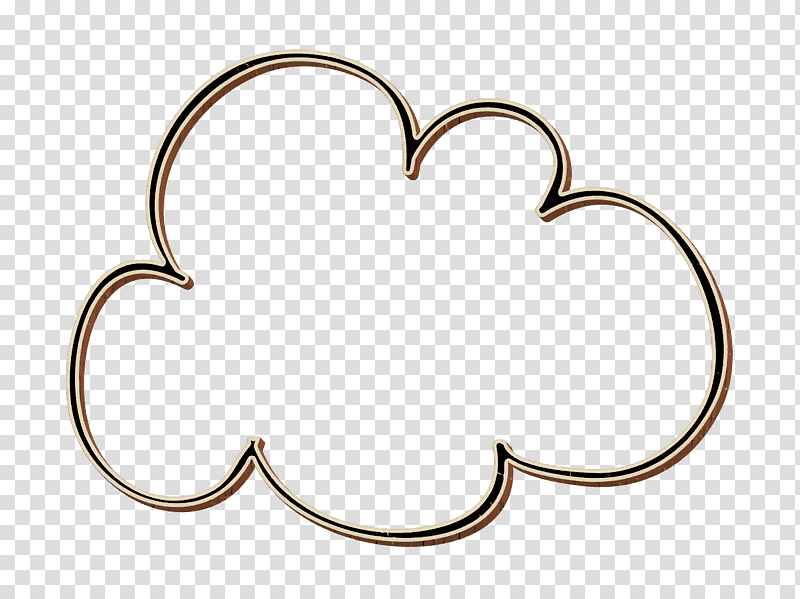 weather icon Cloud icon Social Media Hand Drawn icon, Cloud Sketched Shape Icon, Line, Meter, Jewellery, Human Body, Mathematics transparent background PNG clipart
