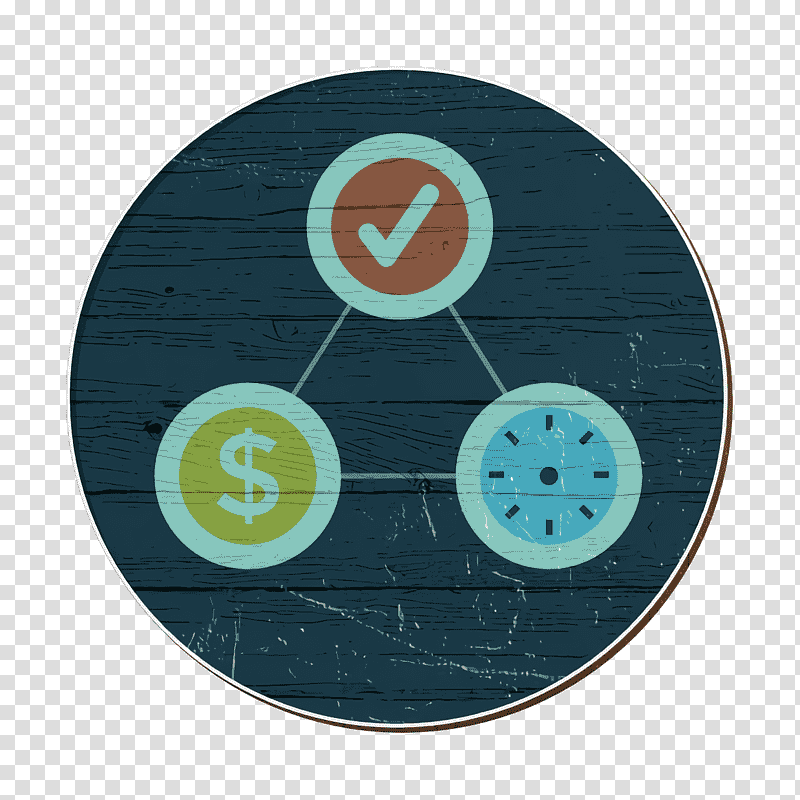 Money icon Network icon Project management icon, Circle, Turquoise, Precalculus, Mathematics, Analytic Trigonometry And Conic Sections transparent background PNG clipart