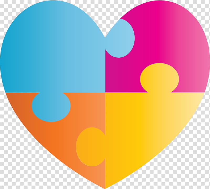 World Autism Awareness Day Autism Awareness, Heart, Love transparent background PNG clipart