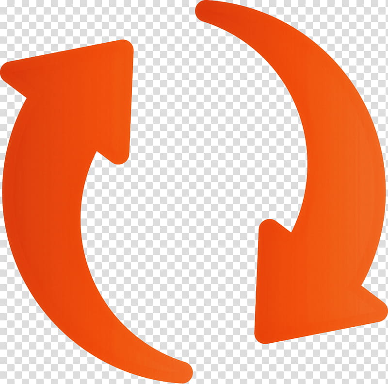 Reload Arrow, Orange, Line, Symbol, Logo transparent background PNG clipart
