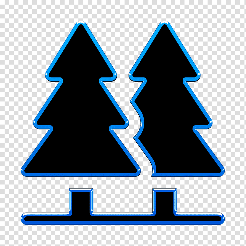 Pine icon Tree icon Ecology icon, Christmas Tree, Symbol, Line, Chemical Symbol, Triangle, Meter transparent background PNG clipart