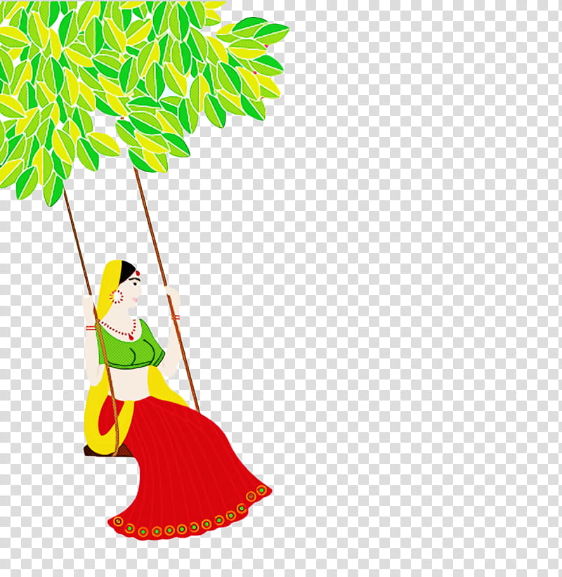 Teej Hartalika Teej Monsoon Festival, Cartoon, Drawing, Logo, Silhouette, Shraavana, Line Art transparent background PNG clipart