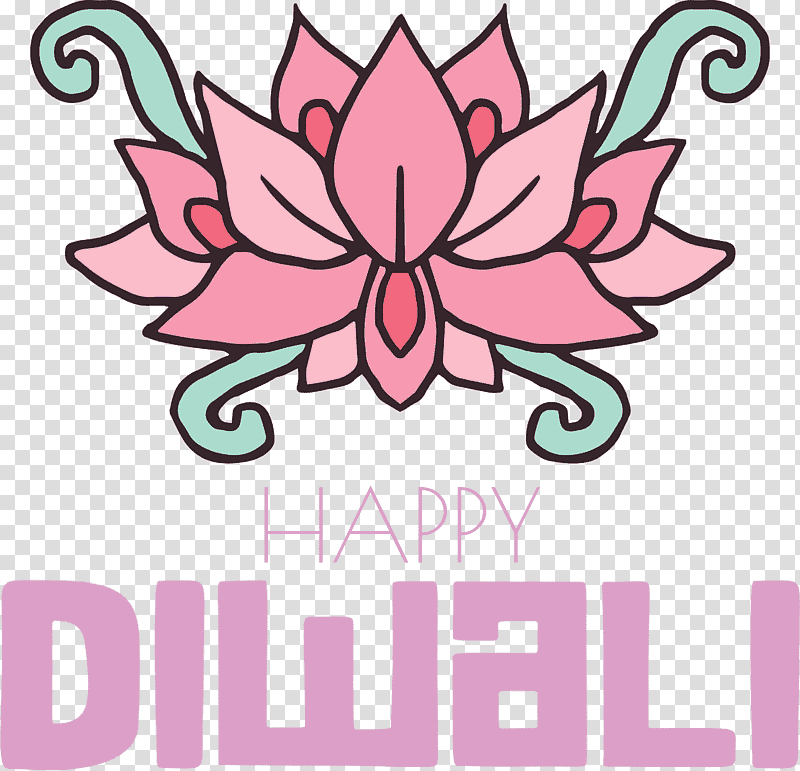 Happy Diwali Happy Dipawali, Floral Design, Cut Flowers, Petal, Creativity, Text, Line transparent background PNG clipart