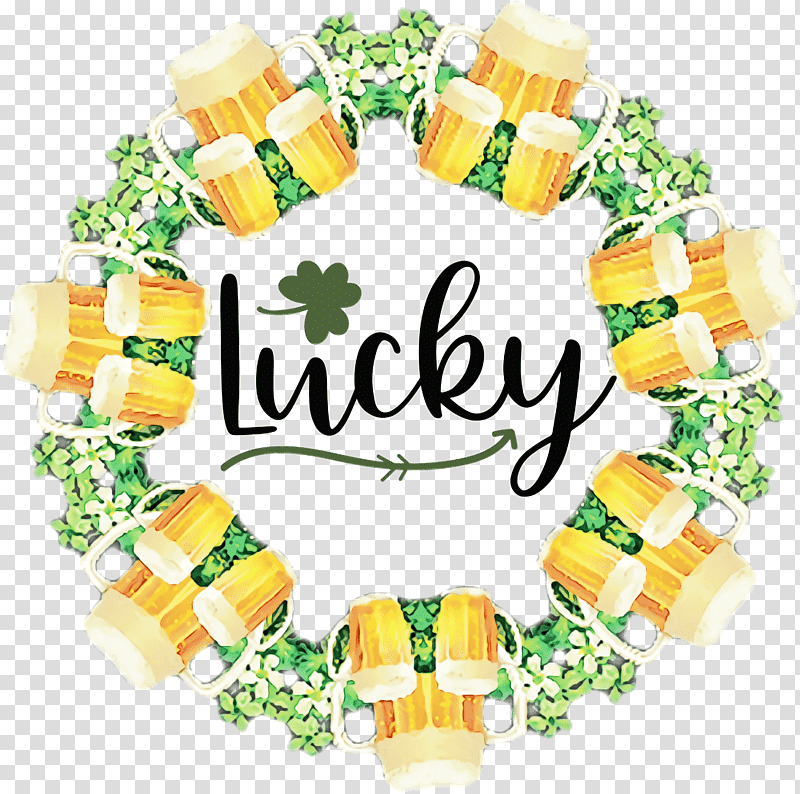 Saint Patrick's Day, Lucky, Patricks Day, Watercolor, Paint, Wet Ink, Vegetarian Cuisine transparent background PNG clipart