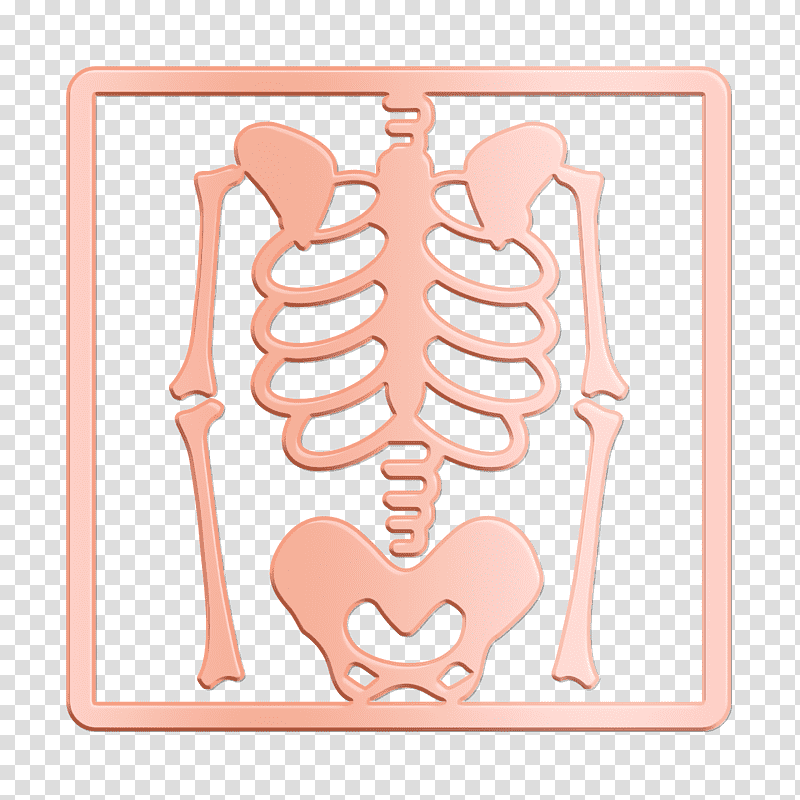 Skeleton view on x ray icon Health set icon Skeleton icon, Radiology, Physician, Radiography, Health Care, Xray, Computed Tomography transparent background PNG clipart