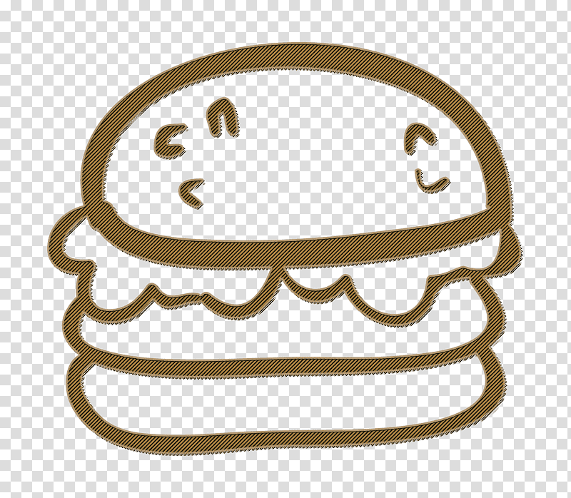 Burger icon Hand drawn burger icon food icon, Handrawn Cooking Icon, Cheeseburger, Whopper, Burger King Cheeseburger, Takeout, Fast Food transparent background PNG clipart