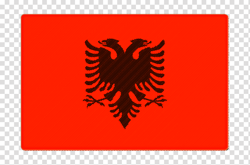 International flags icon Albania icon, Flag Of Albania, Doubleheaded Eagle, Flags Of The World, Albanian Language, Zazzle, Decal transparent background PNG clipart