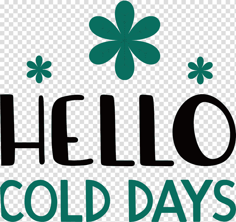 Hello Cold Days Winter, Winter
, Logo, Symbol, Green, Meter, Leaf transparent background PNG clipart