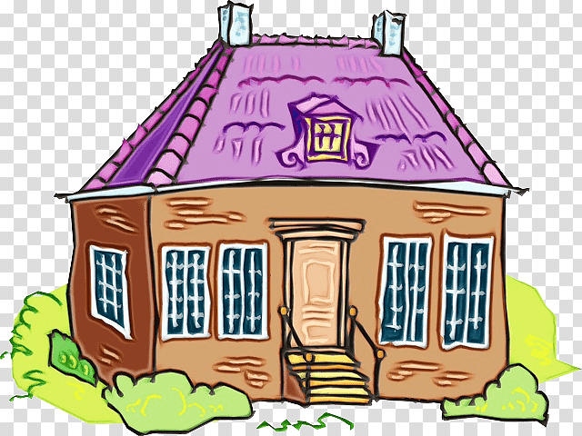 cartoon shed hut façade property, Watercolor, Paint, Wet Ink, Cartoon, House Of M transparent background PNG clipart