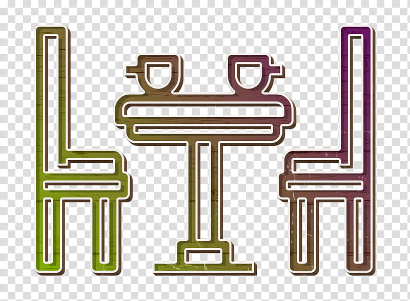 Coffee Shop icon Dinner table icon Dinner icon, Line, Furniture transparent background PNG clipart