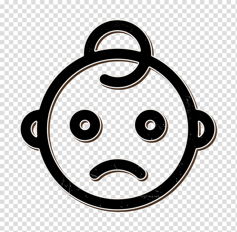 Sad icon Smiley and people icon, Emoji, Emoticon, Infant, Flat Design transparent background PNG clipart