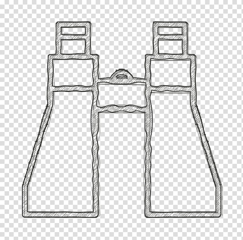 Tools and utensils icon Hunting icon Binoculars icon, Drawing, M02csf, Angle, Line, Cookware And Bakeware, Car, Joint transparent background PNG clipart