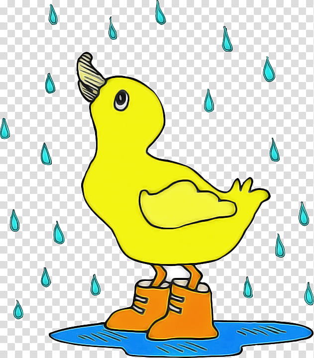 duck drawing cartoon line art traditionally animated film, Birds, Rain Rain Go Away, Silhouette, Painting transparent background PNG clipart