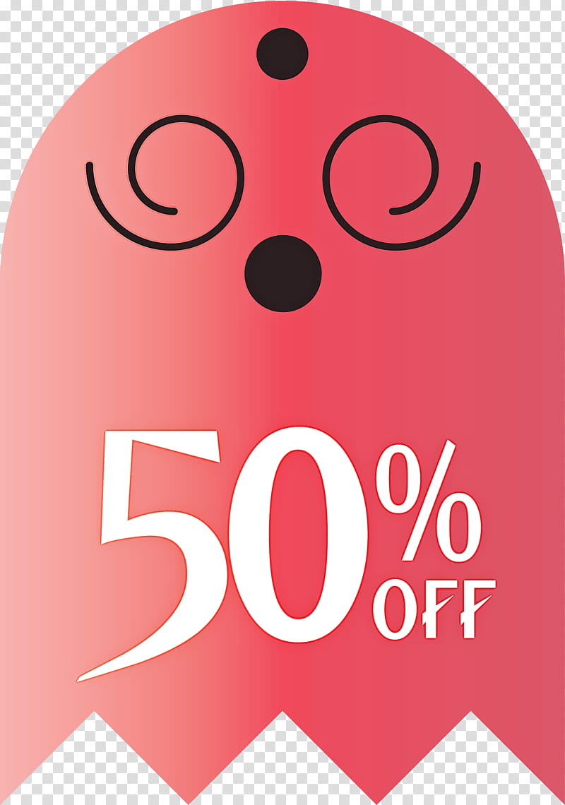 Halloween discount Halloween Sales 50% Off, 50 Off, 50 Discount , Snout, Logo, Meter, Line, Point transparent background PNG clipart